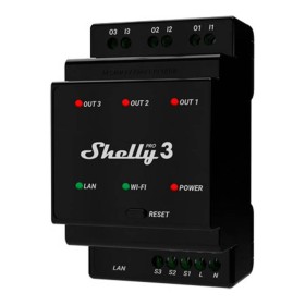 Przekaźnik SHELLY Pro 3 Wi-Fi/LAN 3-kanałowy DIN