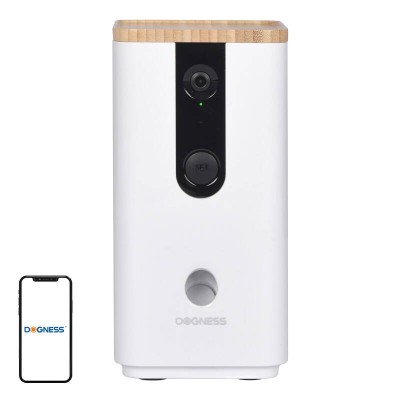 Podajnik przekąsek DOGNESS T03 z kamerą (biały)