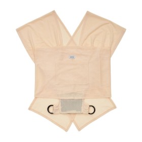 Chusta do noszenia niemowląt MOMCOZY Air Mesh beżowa, nosidło