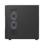 Obudowa komputerowa Darkflash DK431 Mesh (czarna) + 4 wentylatory ARGB