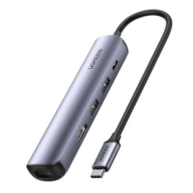 UGREEN Revodok CM418 5w1 szary – hub USB-C