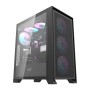 Obudowa komputerowa Darkflash DRX70 MESH (czarna) + 4 wentylatory RGB