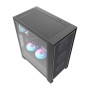Obudowa komputerowa Darkflash DRX70 MESH (czarna) + 4 wentylatory RGB