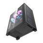 Obudowa komputerowa Darkflash DRX70 MESH (czarna) + 4 wentylatory RGB