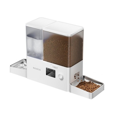 Dozownik karmy 2w1 ROJECO Button Version (biały)