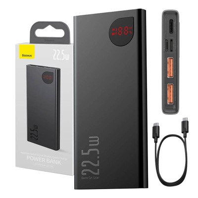 Powerbank Baseus Adaman Metal 10000mAh 22.5W czarny