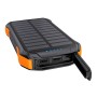 Powerbank solarny Choetech B658 2x USB 10000mAh 5W (czarno-pomarańczowy)
