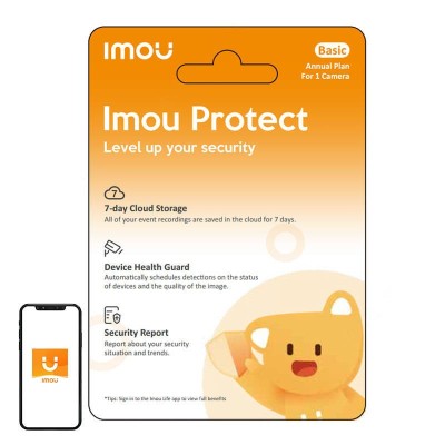 IMOU Protect Basic 1 rok – subskrypcja monitoringu IMOU