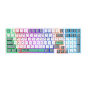 Klawiatura Przewodowa ONIKUMA G38 (98 klawisze) Biała (QWERTY)