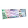 Klawiatura Przewodowa ONIKUMA G38 (98 klawisze) Biała (QWERTY)