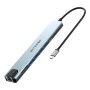 Stacja dokująca BlitzWolf BW-TH5 10-portowa USB-C srebrna