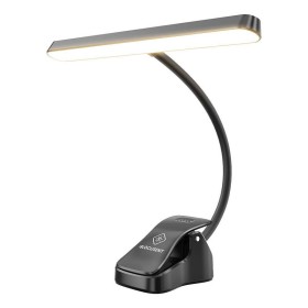 Lampka bezprzewodowa Music Stand na stojak do nut Glocusent GLCSNTA1601, USB-C 4000mAh czarna