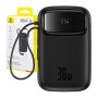 Baseus QPow 2 Powerbank 10000mAh 30W 2xUSB-C czarny