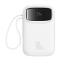 Baseus QPow 2 Powerbank 10000mAh 30W biały