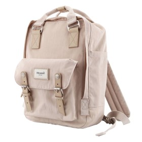 Plecak na laptopa Himawari 188L 14” beżowy | plecak miejski