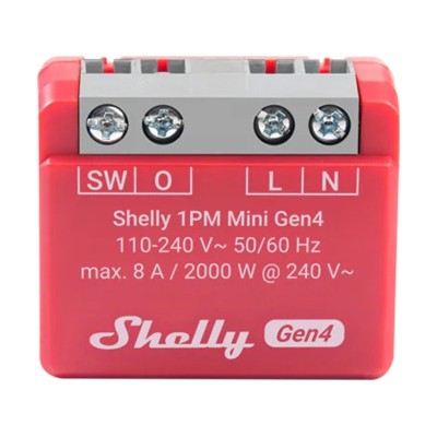 Przekaźnik SHELLY 1PM Mini Gen4 Zigbee Matter
