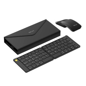 Zestaw składana klawiatura bezprzewodowa Delux KF10 i mysz MF10PR (QWERTY)
