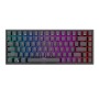Bezprzewodowa klawiatura mechaniczna Royal Kludge RK84 RGB, Brown switch (czarna) (QWERTY)