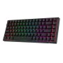 Bezprzewodowa klawiatura mechaniczna Royal Kludge RK84 RGB, Brown switch (czarna) (QWERTY)