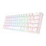 Klawiatura mechaniczna Royal Kludge RK61 RGB, red switch (biała) (QWERTY)