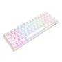Klawiatura mechaniczna Royal Kludge RK61 RGB, red switch (biała) (QWERTY)