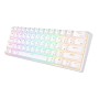 Klawiatura mechaniczna Royal Kludge RK61 RGB, brown switch (biała) (QWERTY)