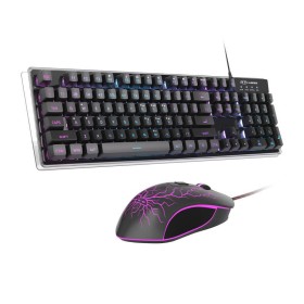 Przewodowy zestaw klawiatura + myszka MageGee K1 (czarny) (QWERTY)