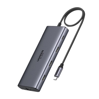UGREEN Hub USB-C CM639 10-portowy PD 100W – adapter﻿