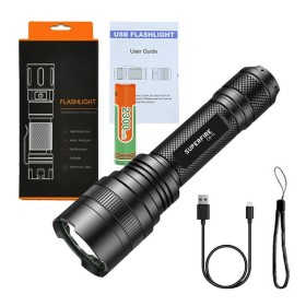Latarka LED Superfire C8-H 1200lm USB - ładowalna