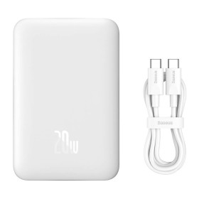 Baseus Powerbank Magnetic Mini 10000mAh 20W MagSafe biały