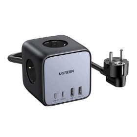 UGREEN CD268 Listwa zasilająca 3 gniazda 65W 1,8m czarna