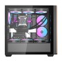Obudowa komputerowa Darkflash DS900WS (czarna) + 4 wentylatory