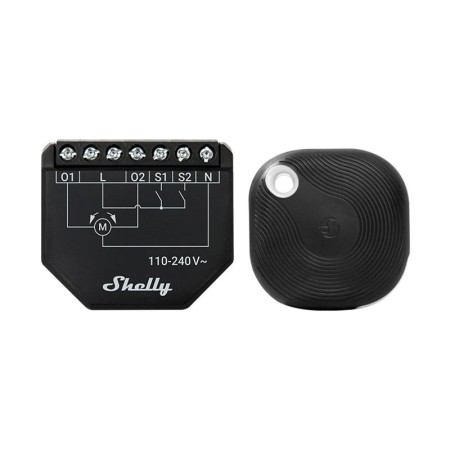 Sterownik do żaluzji / zasłon WiFi Shelly Shutter + BLU Button Tough 1