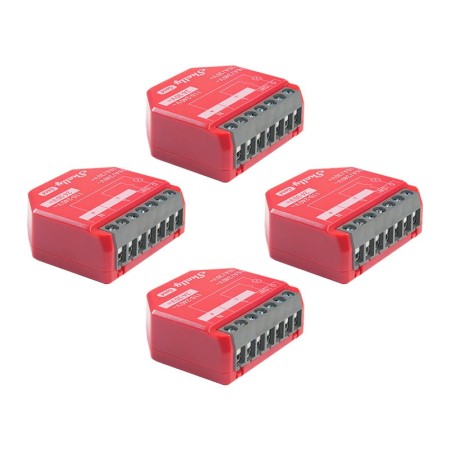 Zestaw 4 Sterowników Shelly 1 PM Gen4 Zigbee/Matter