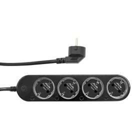 Inteligentna Listwa zasilająca 12A Shelly Power Strip 4 Gen4 Zigbee/Matter czarny