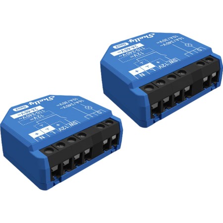 Zestaw 2 sterowników Shelly 1 Gen3 WiFi/Bluetooth