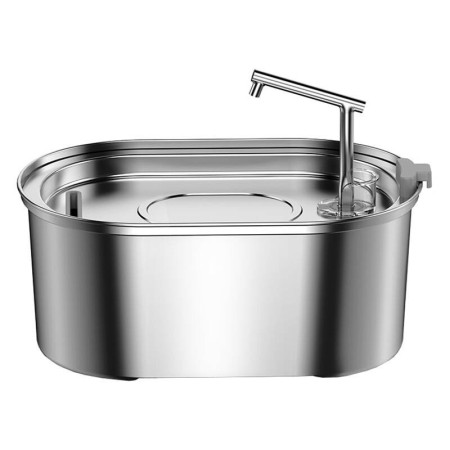 Fontanna ROJECO stal nierdzewna 3.2l – fontanna dla kota