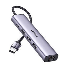 UGREEN CM475 Hub USB-C 5-portowy Szary – Adapter USB