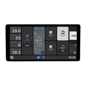 Shelly Wall Display X2i 6.95” – panel sterowania WiFi/BT czarny