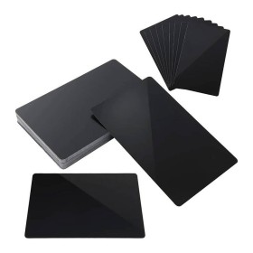 Zestaw wizytówek aluminiowych LASERPECKER 100szt – grawerowanie