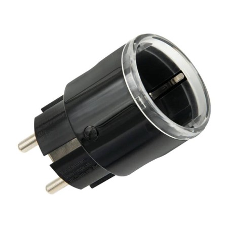 Shelly Plug S MTR Gen3 12A czarne – inteligentne gniazdko