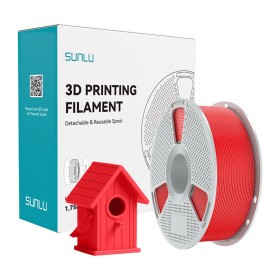 SUNLU ASA 1.75mm 1kg Czerwony – Filament do druku 3D