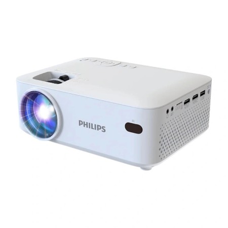 Mini projektor Philips N-100 480p biały | projektor LED