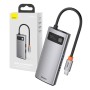 Baseus Metal Gleam Hub USB-C 4-portowy – adapter USB
