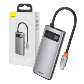 Baseus Metal Gleam Hub USB-C 4-portowy – adapter USB