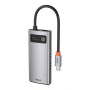Baseus Metal Gleam Hub USB-C 4-portowy – adapter USB