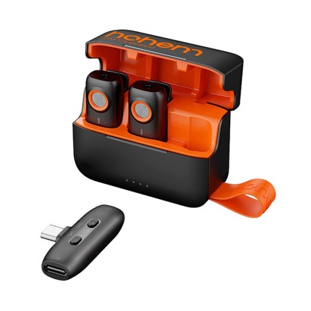 HOHEM Mikrofon Hohem 2TX+1RX+etui Type-C do vlogowania