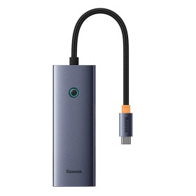 Baseus UltraJoy 5-Port USB-C Hub HDMI 4K PD szary