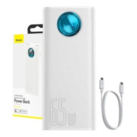 Powerbank Baseus Amblight 30000mAh 65W biały - USB-C