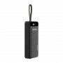 Powerbank Dudao K8s+ 30000mAh, LED (czarny)